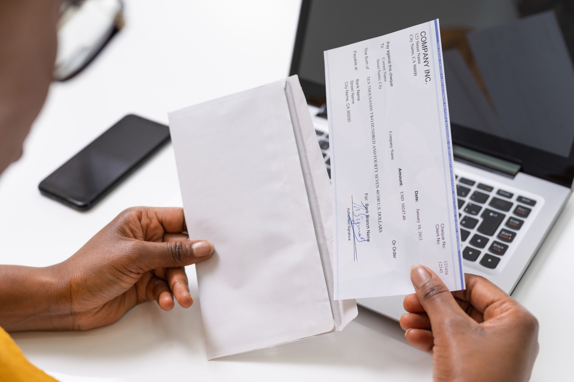 American African Holding Paycheck